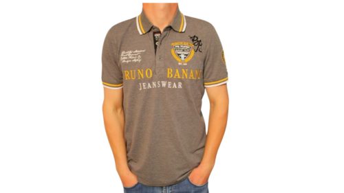 Bruno Banani galléros póló - szürke