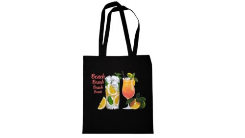 Beach-fekete vászontáska