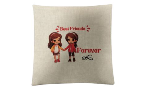 Best Friends-vászon párnahuzat