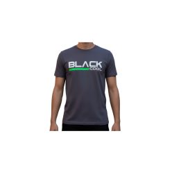 Black feliratos-sötétszürke