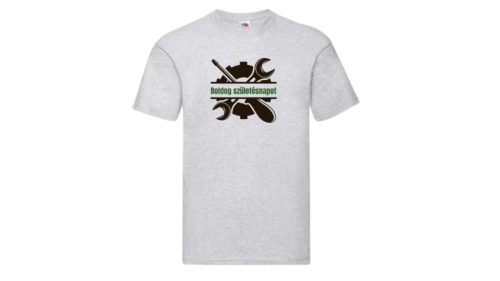 Boldog születésnapot-férfi/Unisex póló