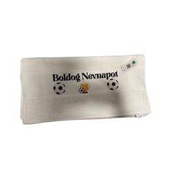 Boldog Névnapot-fehér törölköző