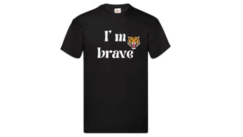 Bátor vagyok-férfi/Unisex póló