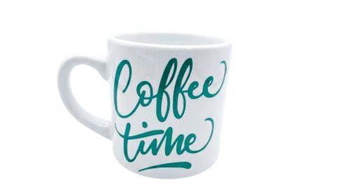 Coffee time-fehér bögre