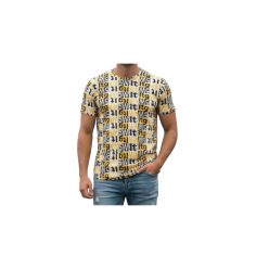 Sárga betű mintás póló