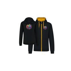 Cool-fekete/sárga pulóver