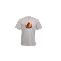 Capybara-nyár-férfi/Unisex póló
