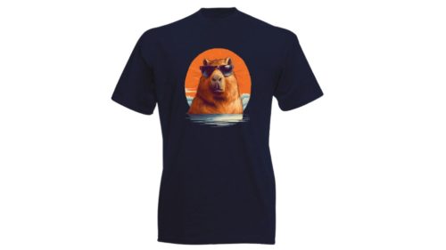 Capybara/színes-férfi/Unisex póló