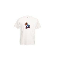 Capybara-gördeszka-férfi/Unisex póló