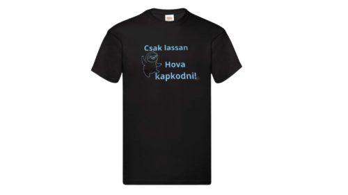 Csak lassan Hova kapkodni!-férfi/Unisex póló