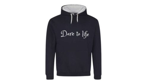 Dare to life-sötétkék pulóver