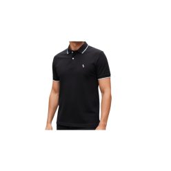 Galléros póló - fekete