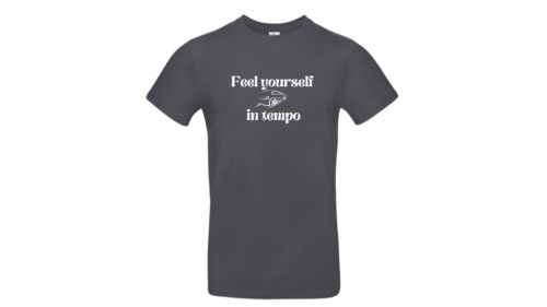 Feel your self in tempo -"Érezd magad tempóban"-férfi/Unisex póló