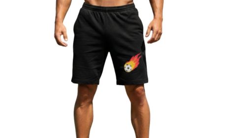 Fekete rövidnadrág-Focilabda