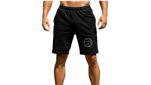  Fekete 2 zsebes rövidnadrág-Kosárlabda