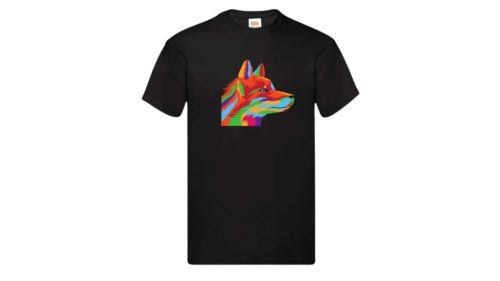 Farkas-férfi/Unisex póló