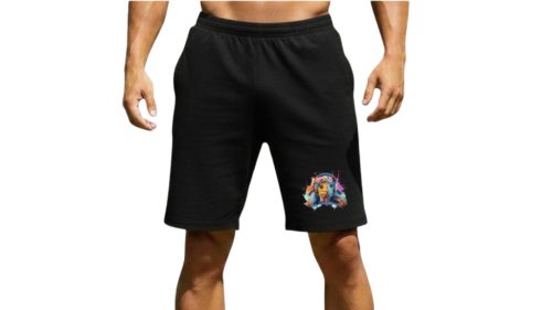  Fekete rövidnadrág-Teknős