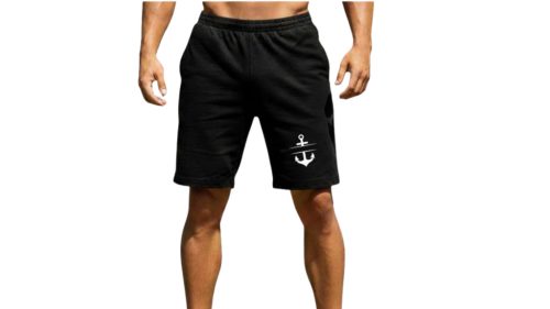  Fekete 2 zsebes rövidnadrág-Horgony