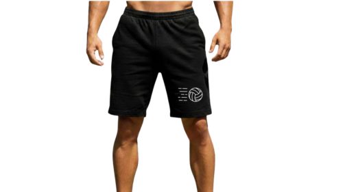 Fekete 2 zsebes rövidnadrág-Labda