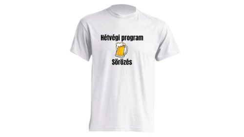 Hétvégi program-női póló