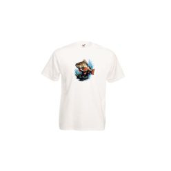 Hal/Fehér-férfi/Unisex póló