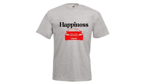 Happines BMW piros-férfi/Unisex póló