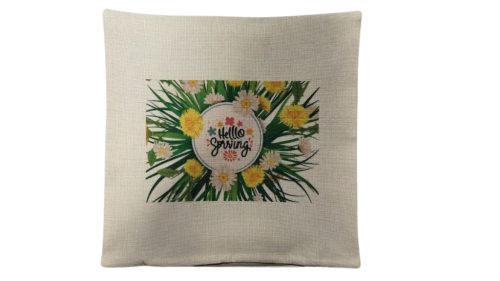 Helló Tavasz 2-vászon párnahuzat