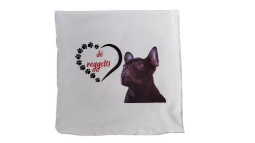 Jó reggelt-fehér párnahuzat