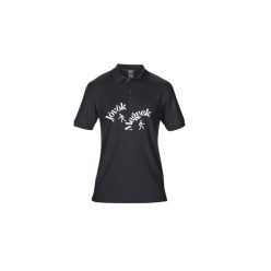 Jövök-megyek-férfi/Unisex galléros póló