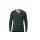 Hosszú ujjú V-nyakú póló-sötétzöld