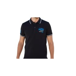 Galléros póló -fekete