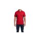 Galléros póló-piros/fekete
