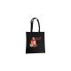 Karácsonyi lámpás-fekete vászontáska