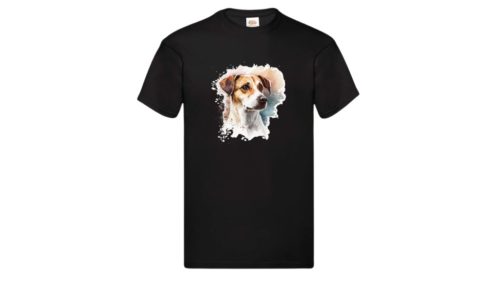 Kutya/fekete-férfi/Unisex póló