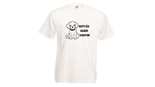 Kutyás gazdi vagyok-férfi/Unisex póló