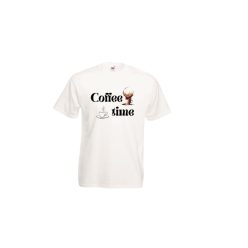 Kávé idő 2-férfi/Unisex póló