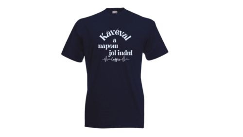  Kávéval a napom jól indul-férfi/Unisex póló