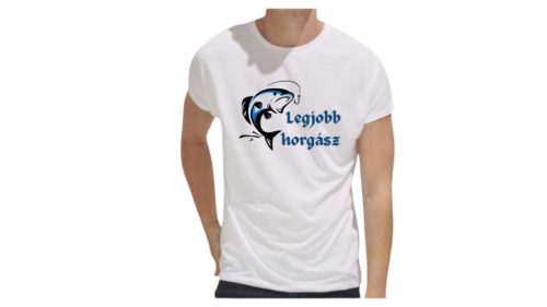 Legjobb horgász-férfi/Unisex póló