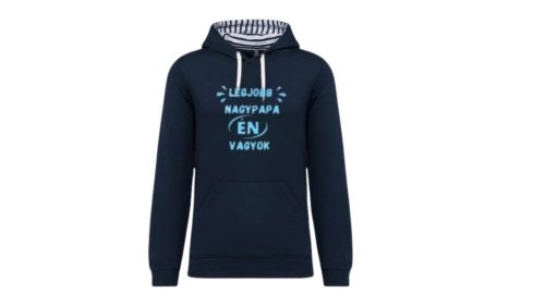  Legjobb nagypapa Én vagyok-sötétkék pulóver