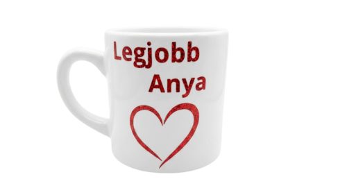 Legjobb anya-fehér bögre
