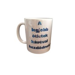 A legjobb ötletek kávéval kezdődnek-fehér bögre