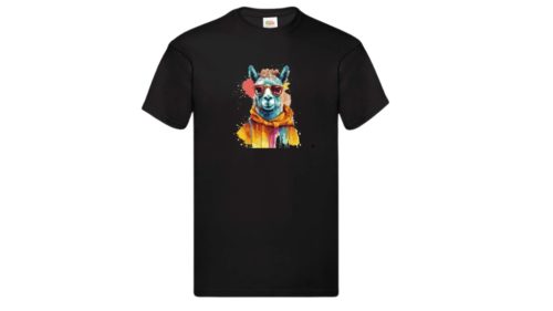 Láma-férfi/Unisex póló