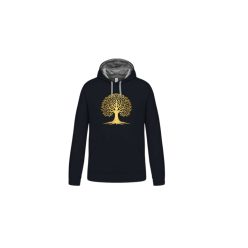 Életfa-sötétkék/szürke pulóver