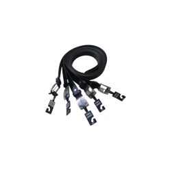 Leonardo Verrelli valódi bőr öv - fekete 