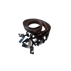 Leonardo Verrelli valódi bőr öv -sötétbarna