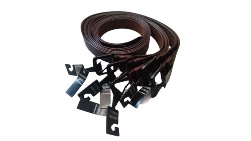 Leonardo Verrelli valódi bőr öv -sötétbarna