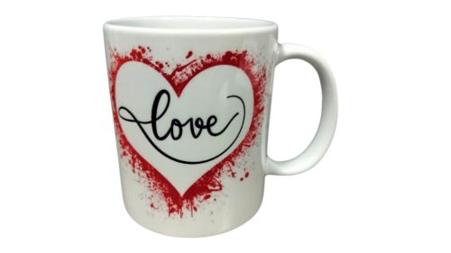 Love -fehér bögre
