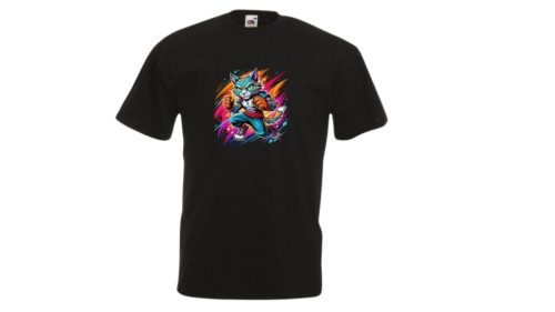 Macska-férfi/Unisex póló