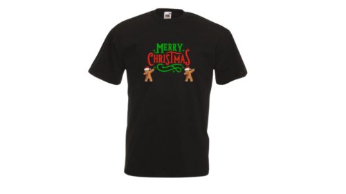 Merry Mézeskalács-fekete póló