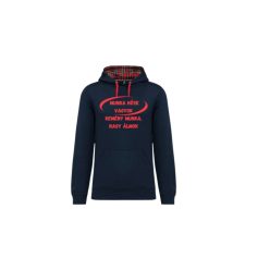   Munka hőse vagyok,kemény munka,nagy álmok-sötétkék pulóver